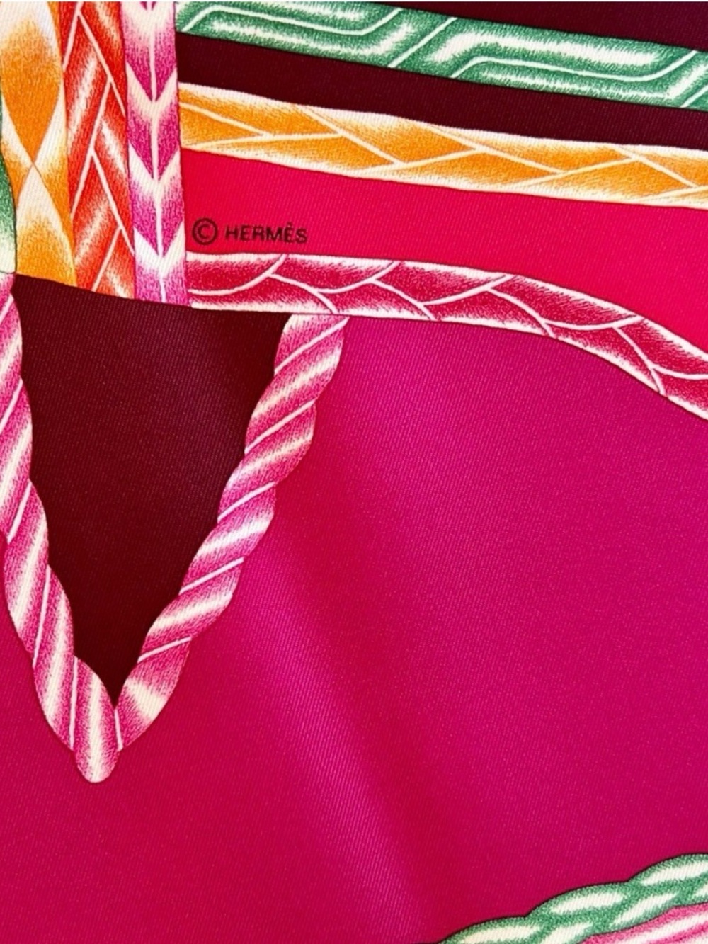 Hermes Robe du Soir Cashmere Shawl - Picture 3 of 5